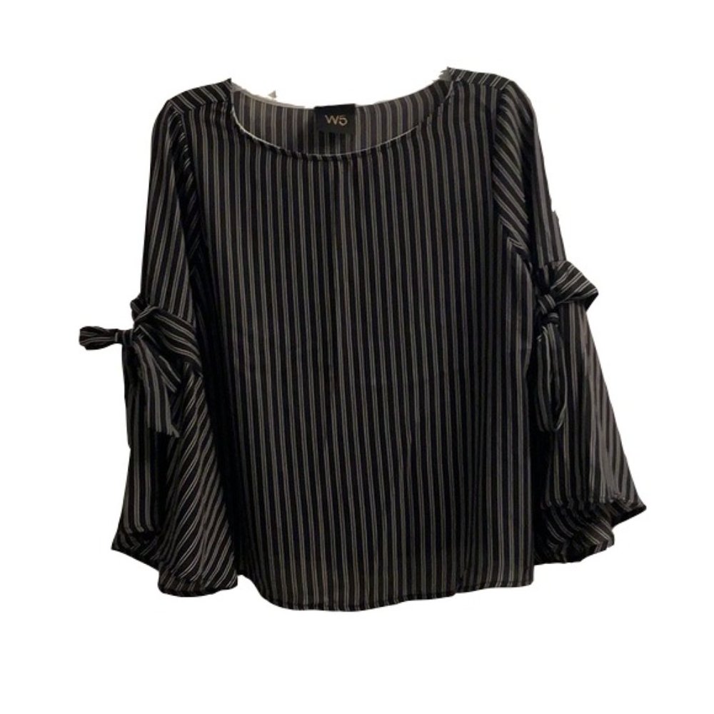 W5 Bell sleeve striped top Medium